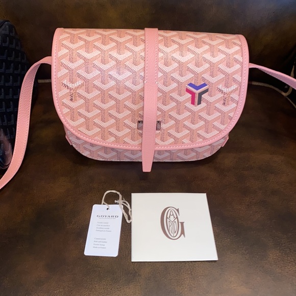 RARE GOYARD BELVEDERE PM LIMITED EDITION ROSE POUDRE PINK - Picture 13 of 16